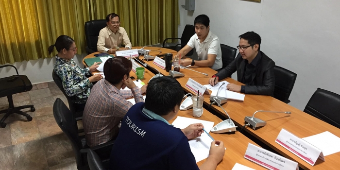 ประชุมผู้บริหาร วิทยาลัยการท่องเที่ยวฯ มนพ. 1/2563