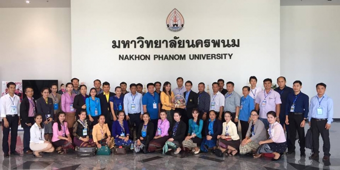 ต้อนรับผู้เข้าอบรม สปป.ลาว สาขาการนำเสนอและการจัดการประชุม