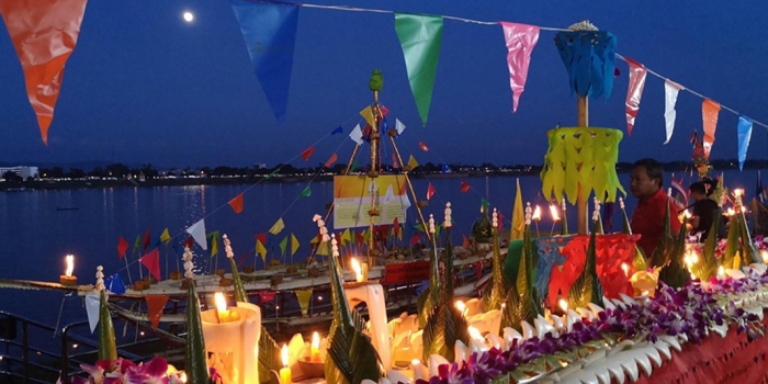 คว้ารางวัลรองชนะเลิศ การประกวดเรือไฟโบราณ งานไหลเรือไฟนครพนม