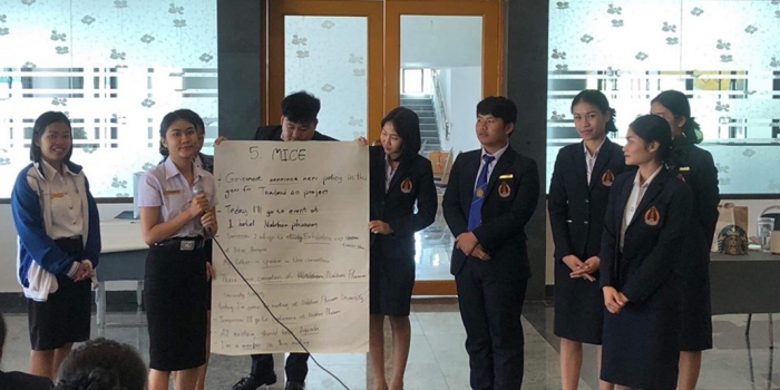 อบรมภาษาอังกฤษเพื่อการสื่อสารสำหรับบุคลากรในอุตสาหกรรมบริการ