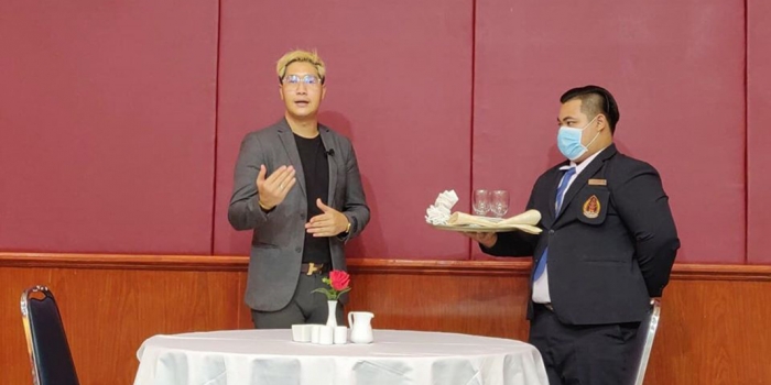 จัดอบรม Online หลักสูตรการพัฒนางานบริการในร้านอาหาร โรงแรม โฮมสเตย์และรีสอร์ท (Day3)