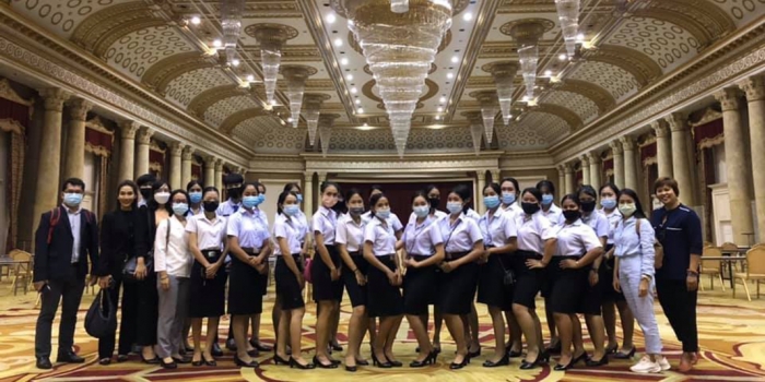 กิจกรรมและการปฏิบัติจริงด้านการโรงแรมและภัตตาคาร 2563