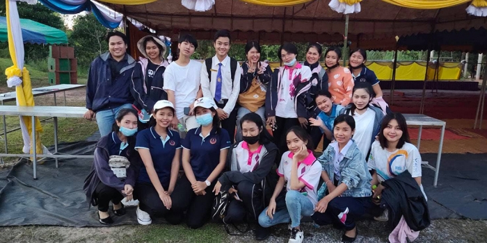 จัดตกแต่งสถานที่งานทอดกฐินสามัคคี วัดป่าสามัคคีอุปถัมภ์