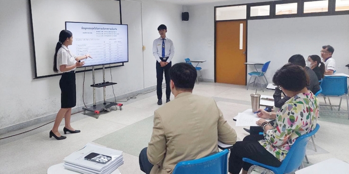 นำเสนองานวิจัย หัวข้อวิจัยทั้ง 6 เรื่อง รายวิชา ระเบียบวิธีวิจัยสำหรับการโรงแรม ภัตตาคาร และอีเว้นท์